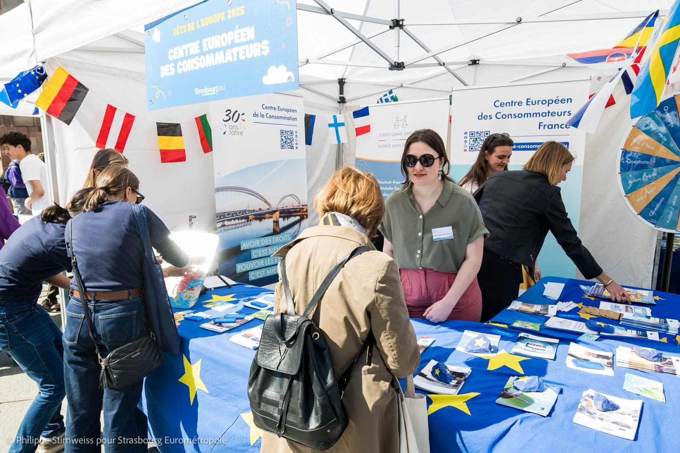 Le CEC France présent sur un stand d'informations pour la kermesse européenne à Strasbourg
